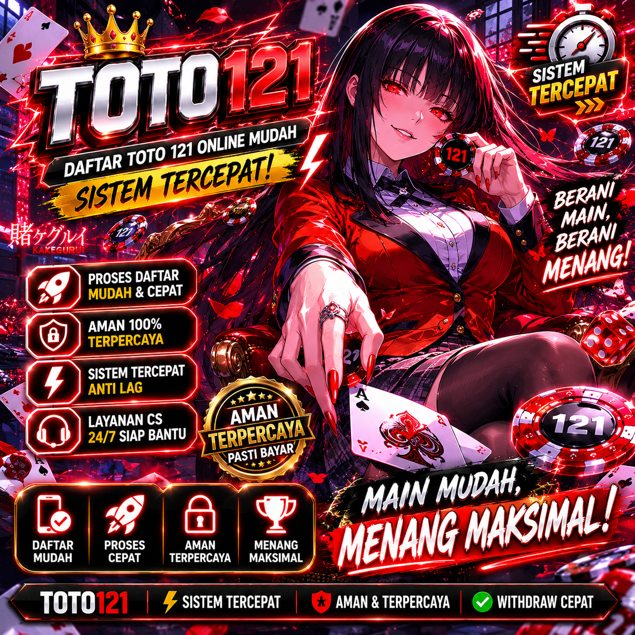 TOTO121 - Daftar TOTO 121 Online Mudah dengan Sistem Tercepat